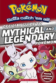 Official guide to legendary and mythical Pokémon Book cover