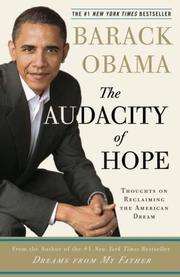 The audacity of hope : thoughts on reclaiming the American dream Book cover