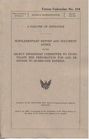 A failure of initiative : supplementary report and document annex  Cover Image