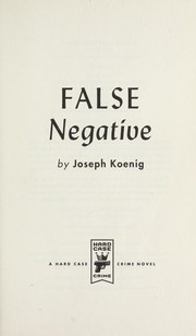 False negative  Cover Image