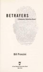 Betrayers : a Nameless Detective novel  Cover Image