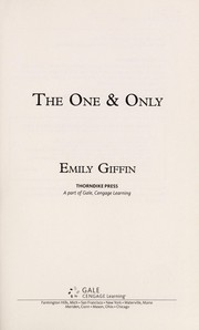 The one & only Cover Image