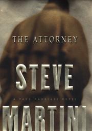 The attorney : a Paul Madriani novel, book 5  Cover Image