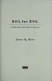 Evil for evil  Cover Image