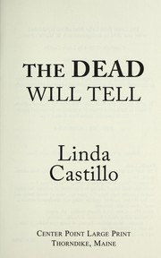 The dead will tell  Cover Image