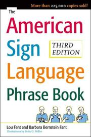 The American sign language phrase book  Cover Image