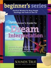 The beginner's guide to dream interpretation Book cover