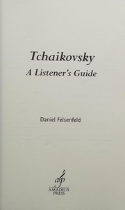 Tchaikovsky : a listener's guide  Cover Image