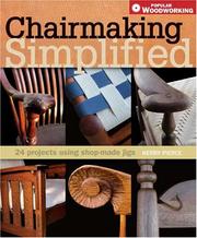 Chairmaking simplified Book cover