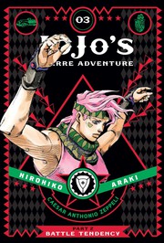 Jojo's bizarre adventure. Part 02 Vol. 03 Battle tendency. Cover Image